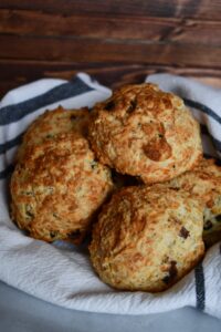 Bacon and Gruyère Drop Biscuits from the Magnolia Table Cookbook Prepared by KendellKreations