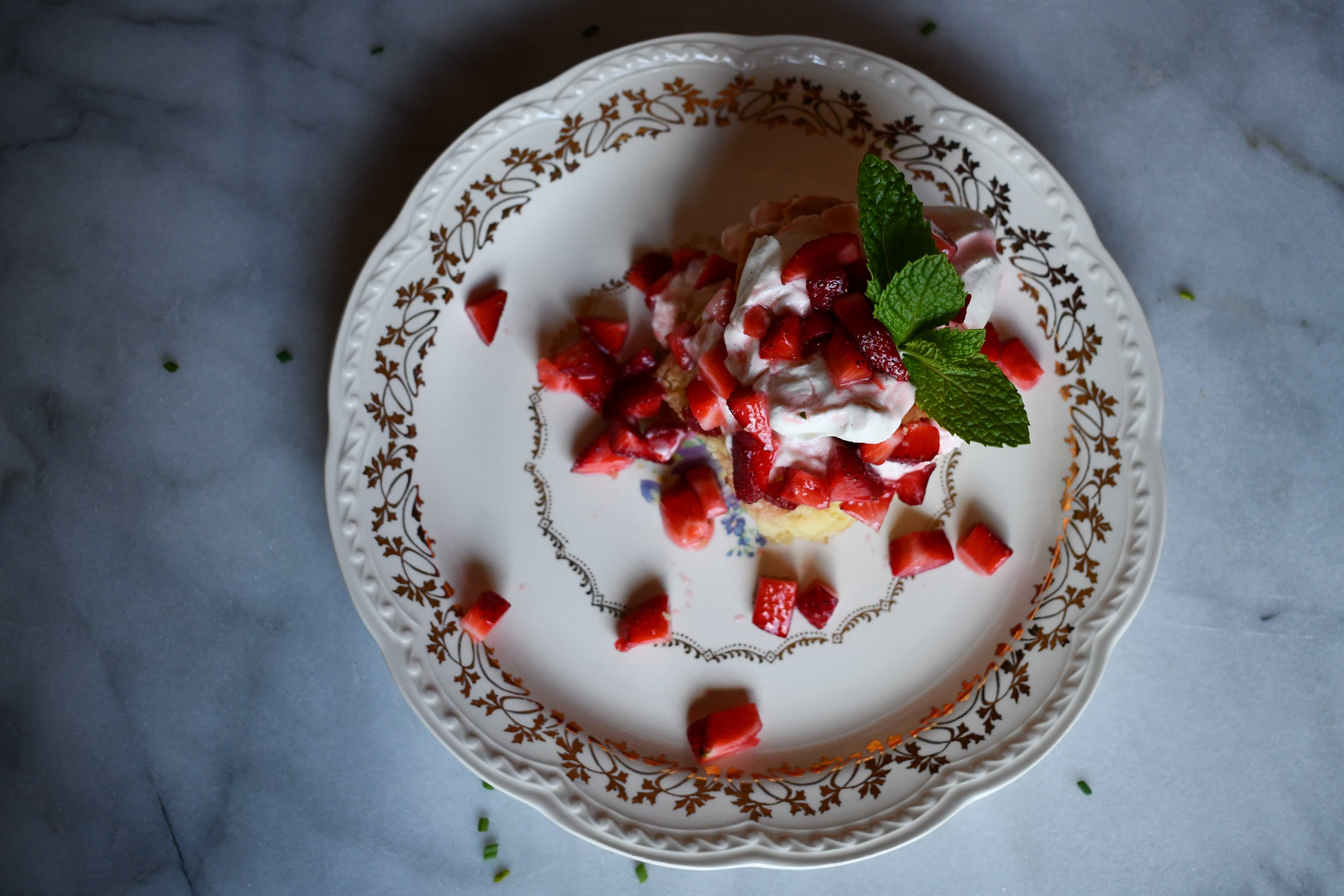 Joanna Gaines Strawberry Shortcake and Homemade Whipped Cream from the Magnolia Table Cookbook