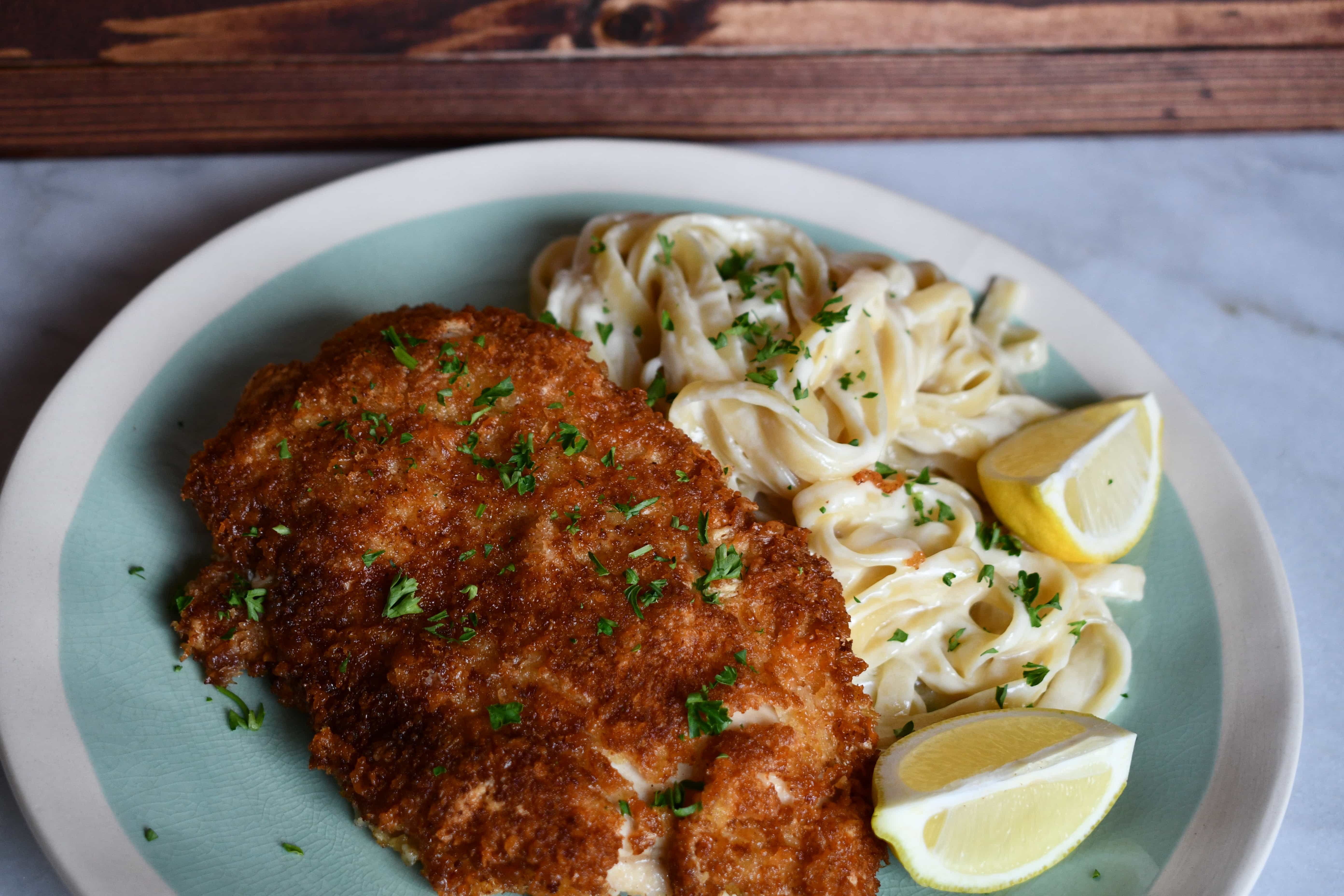 Mrs. Gail's Chicken & Fettuccine Alfredo...my favorite dish of the