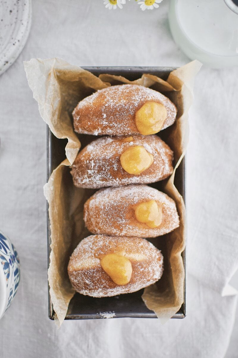 Peach Jelly Donuts