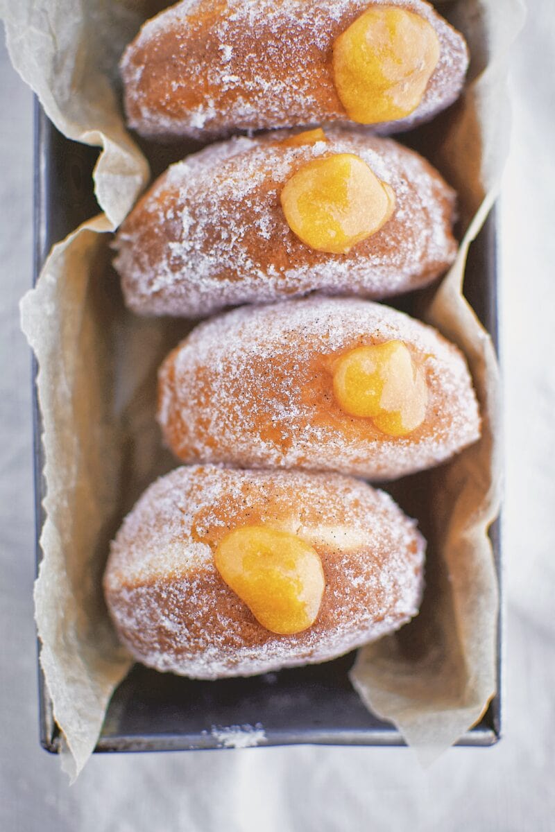 Peach Jelly Donuts