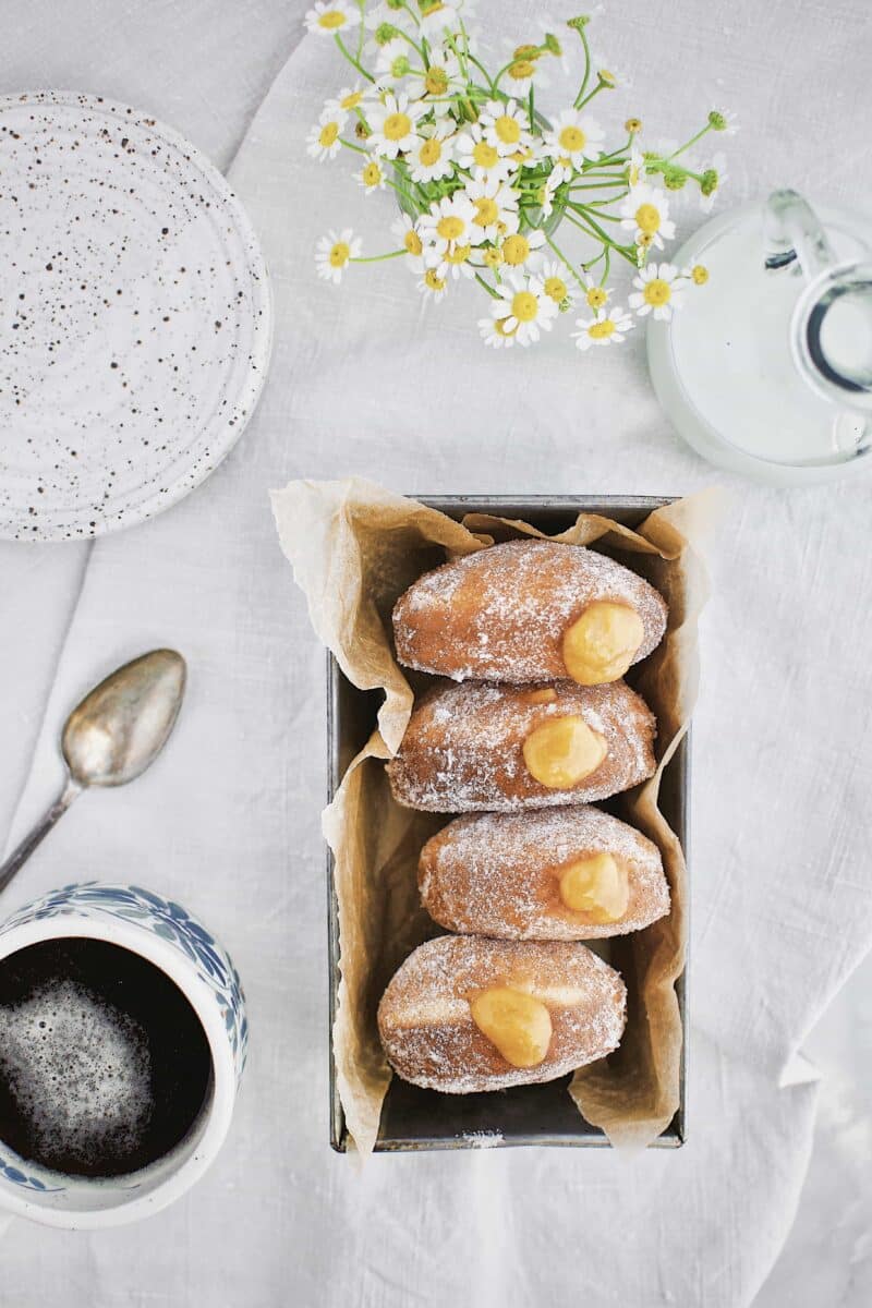 Peach Jelly Donuts