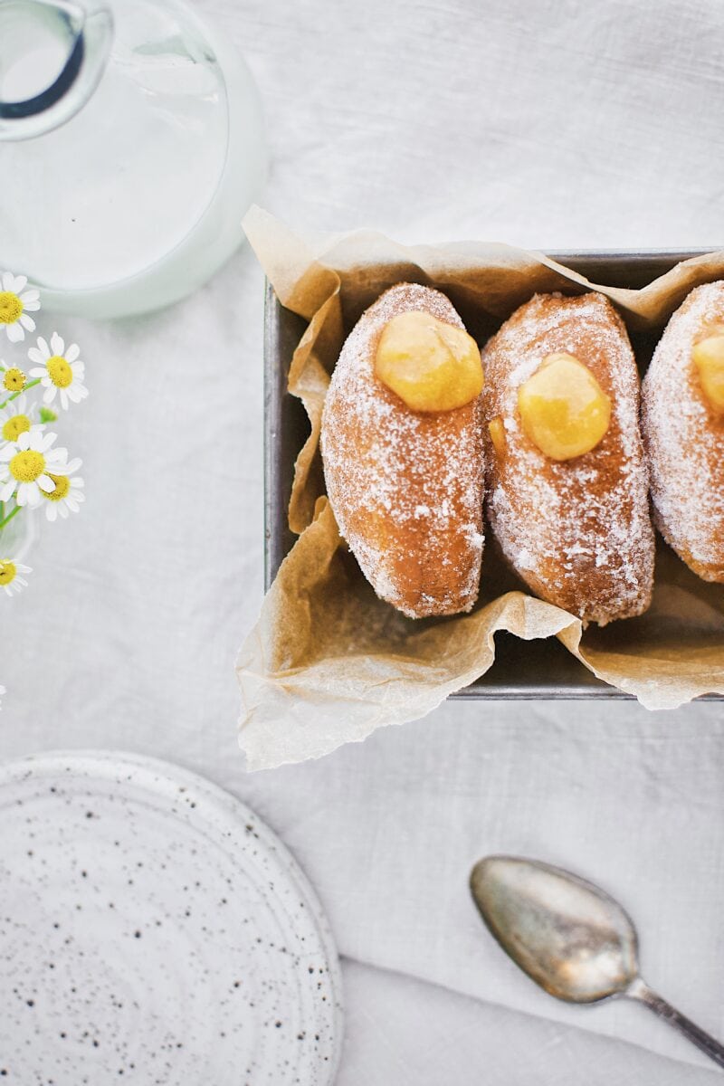 Peach Jelly Donuts