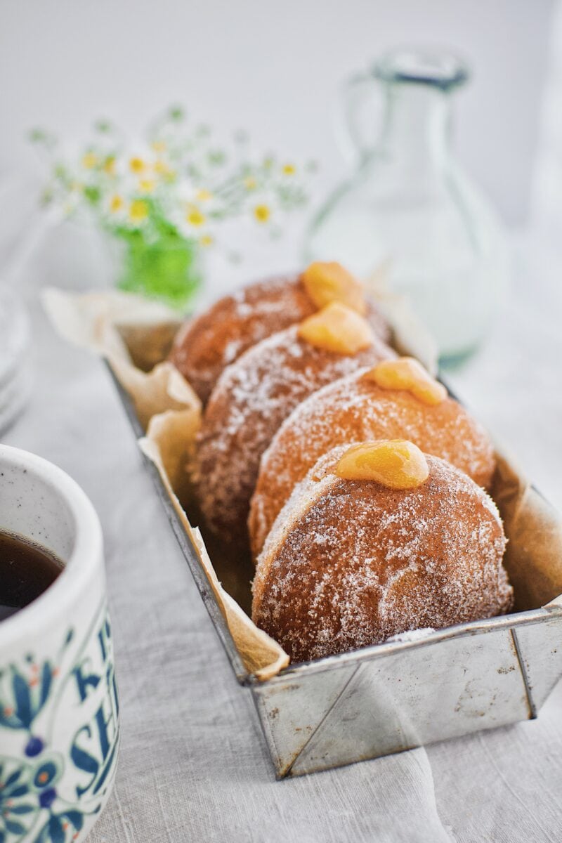 Peach Jelly Donuts