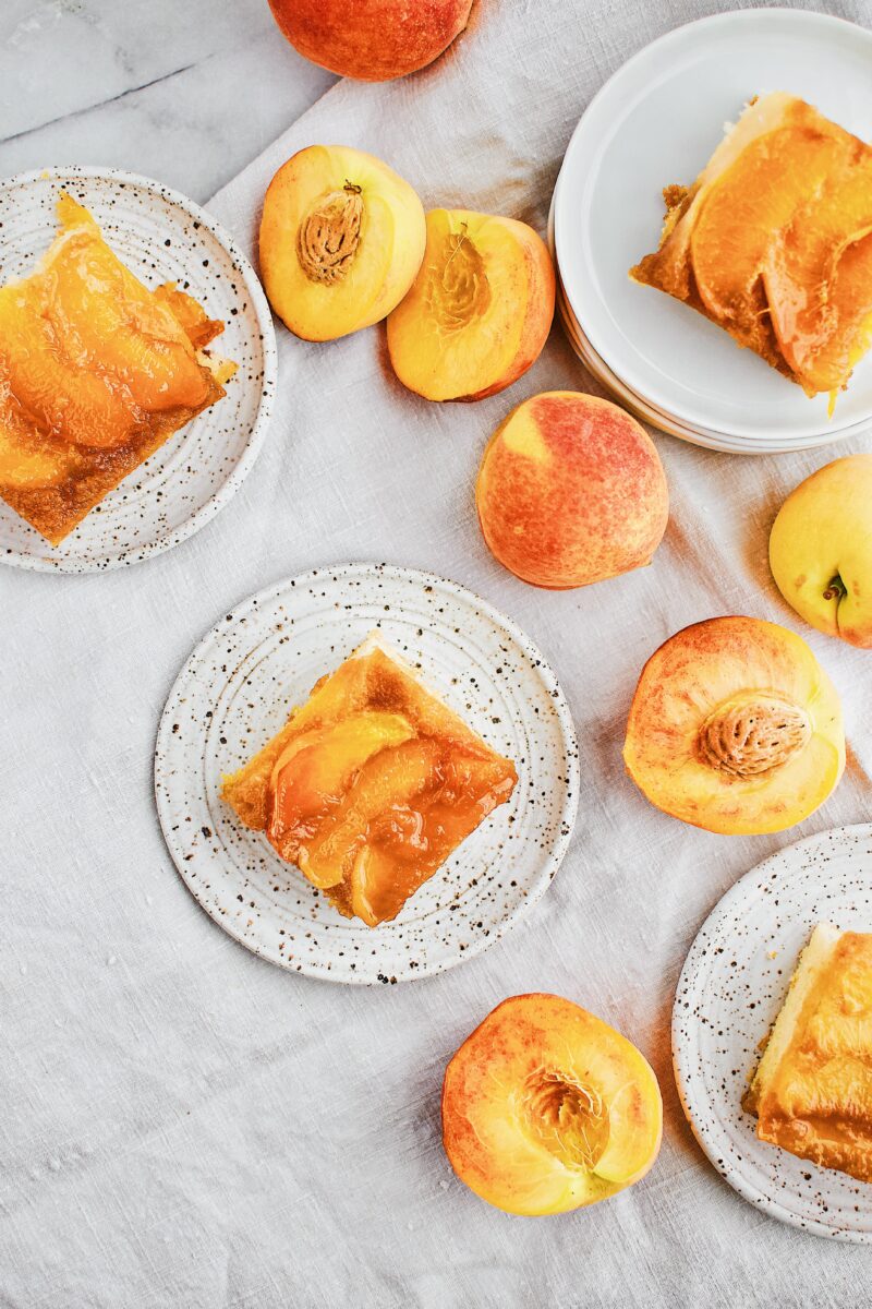 Peach Upside-Down Cake