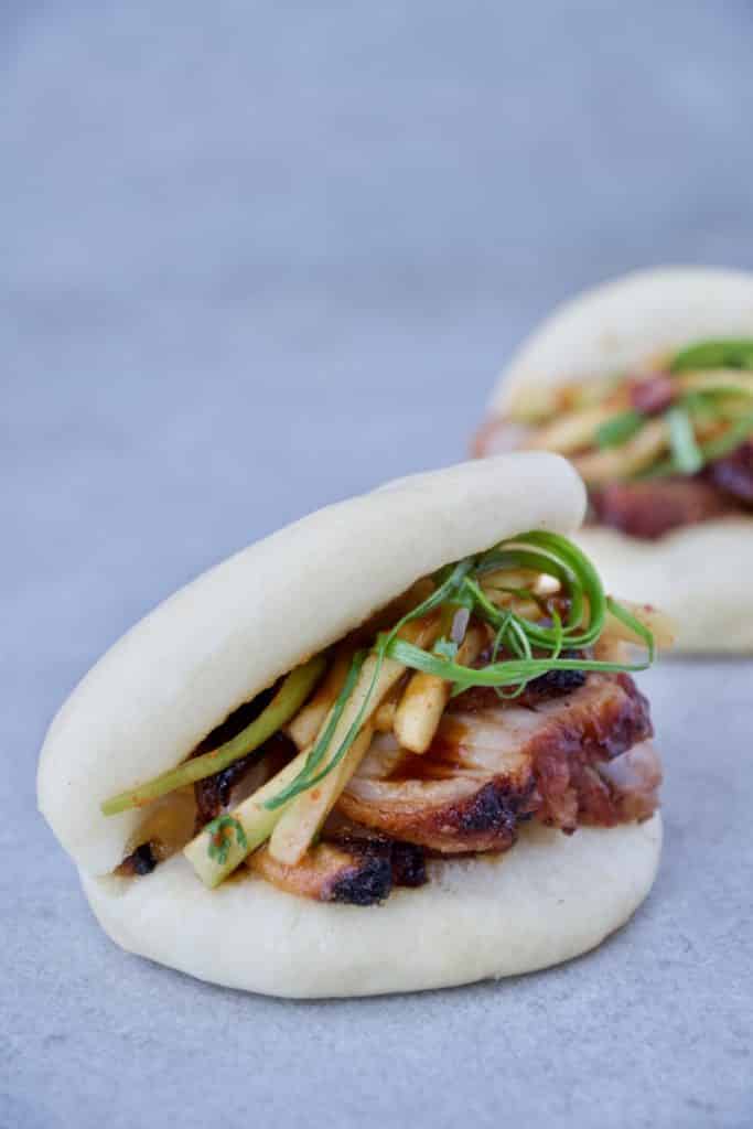 Bao Buns filled with Pork Belly