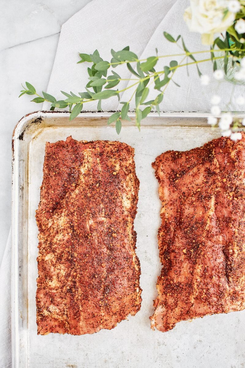 Instant Pot BBQ Ribs before cooking