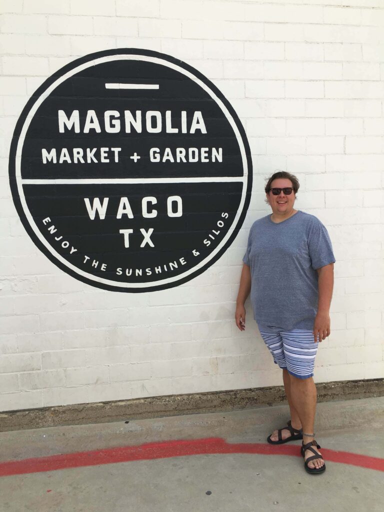 Kendell at Magnolia Market and Garden Waco, TX