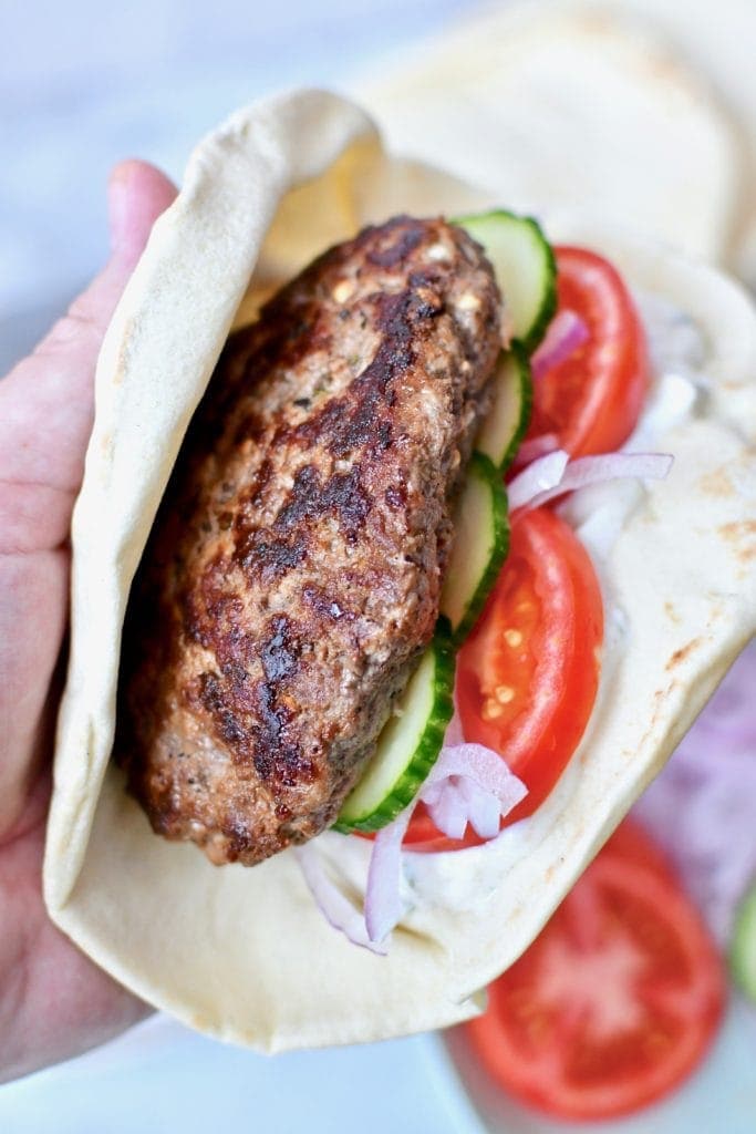 Greek Lamb Burger