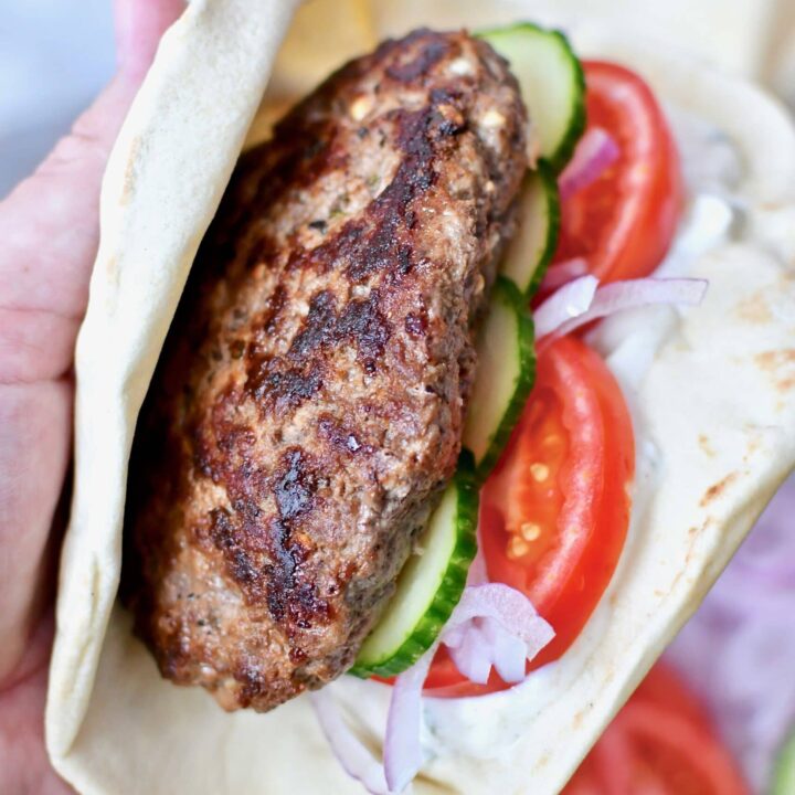 Greek Lamb Burger