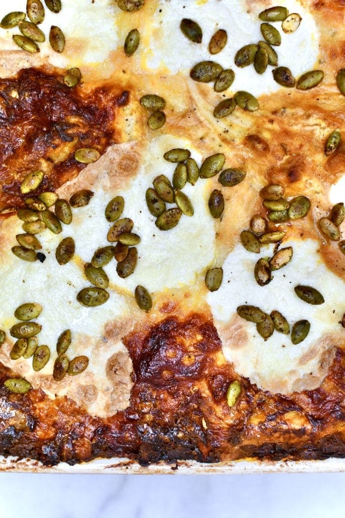 Pumpkin Beer Cheese Lasagna