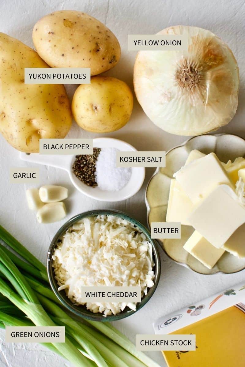 Creamy Potato Soup Ingredients