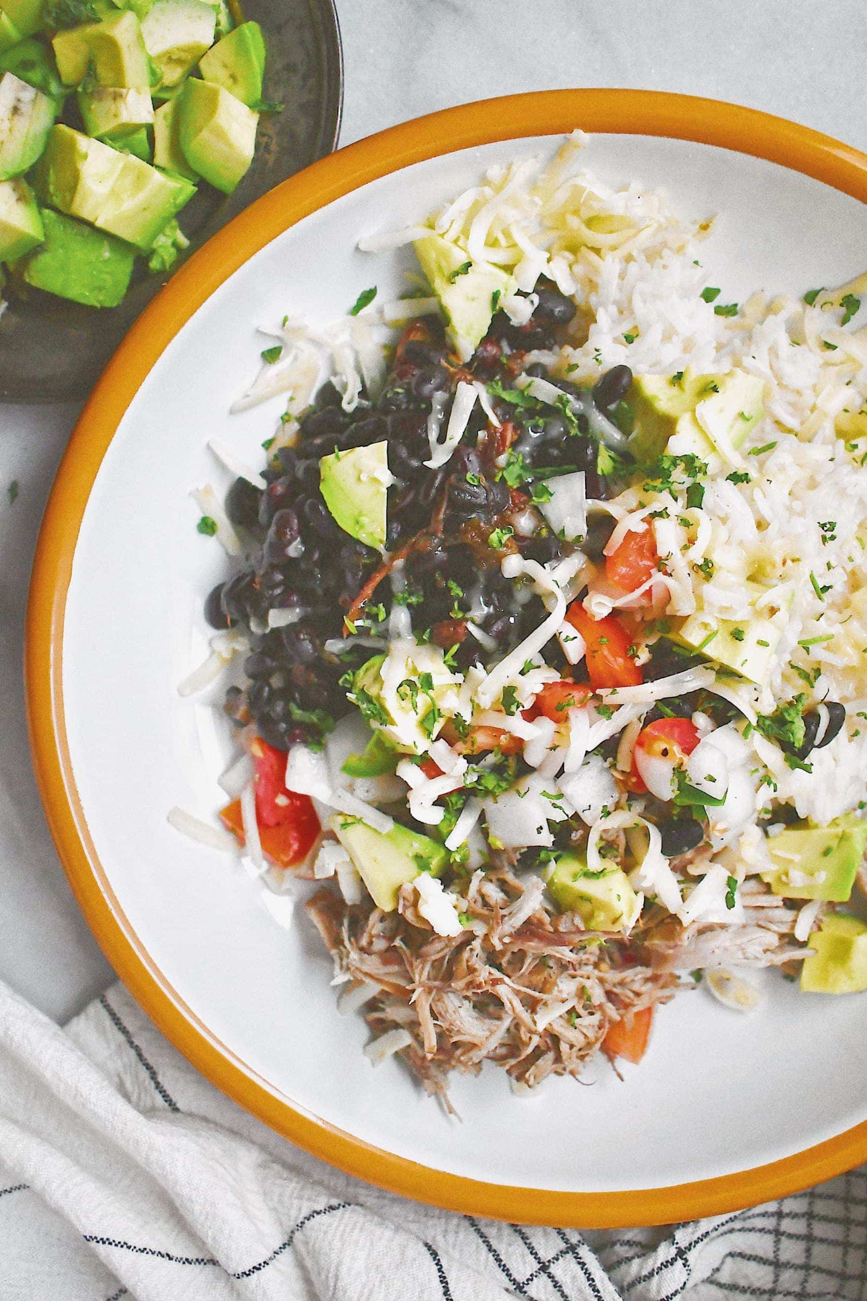 Pork Burrito Bowl