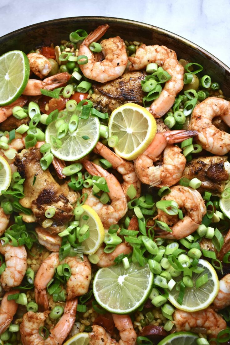 Chicken, Shrimp & Chorizo Paella