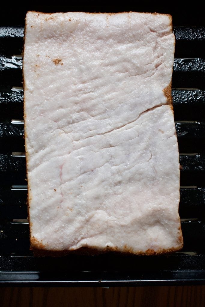 pork belly before cooking