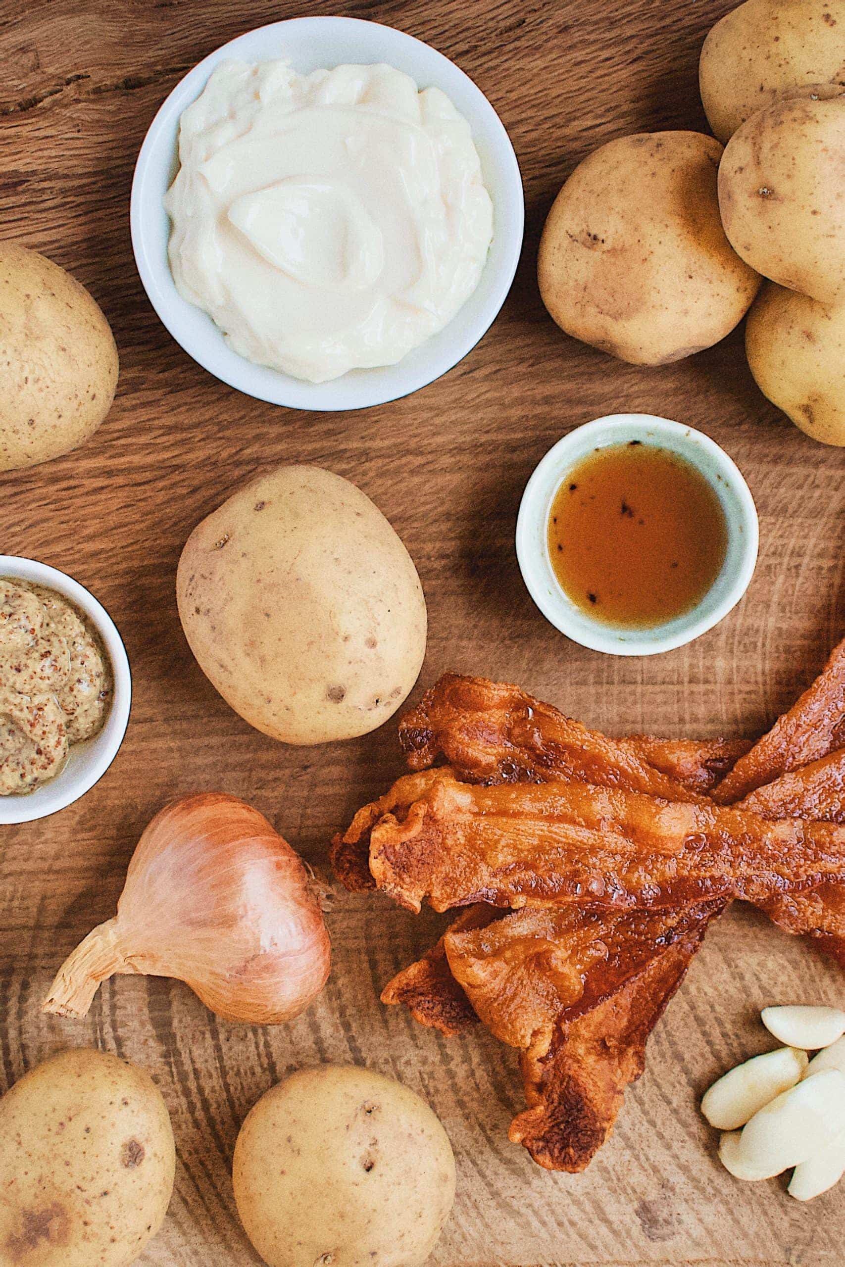 Roasted Potato Salad ingredients