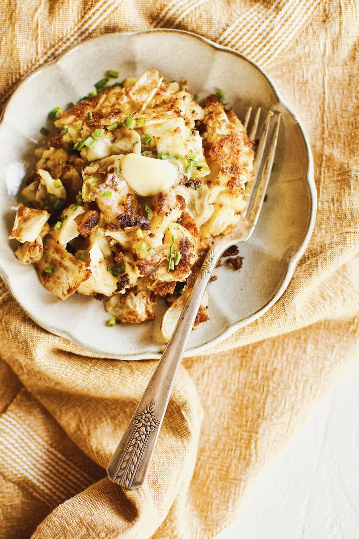 Traditional Irish Colcannon Potatoes