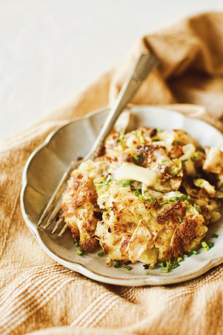 Traditional Irish Colcannon Potatoes