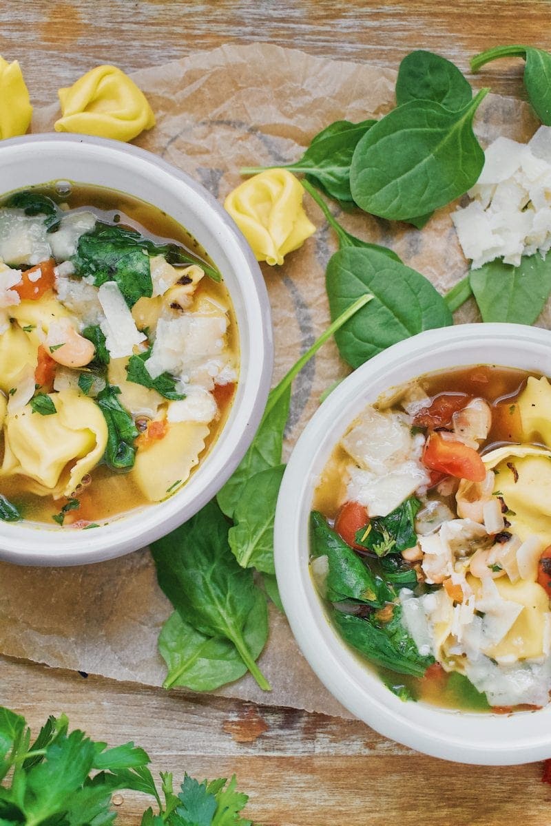 Joanna Gaines Spinach Tortellini Soup