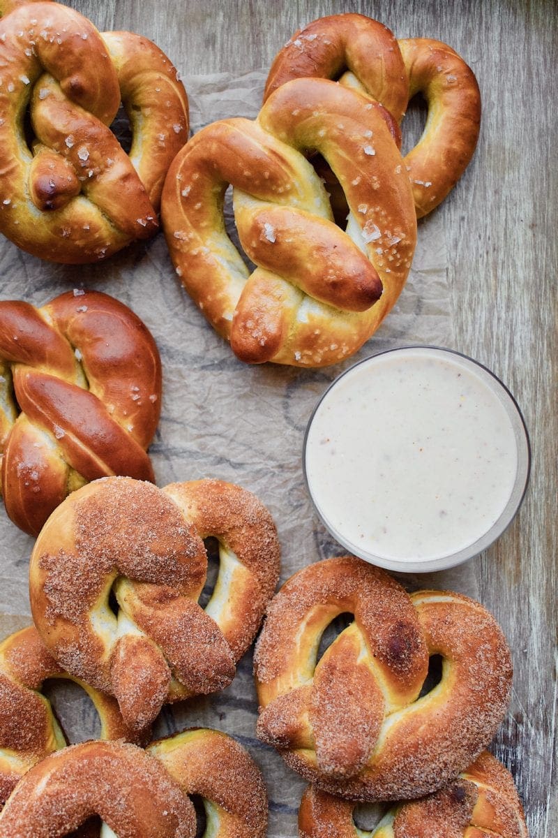 Joanna Gaines Salted and Cinnamon Sugar Pretzels