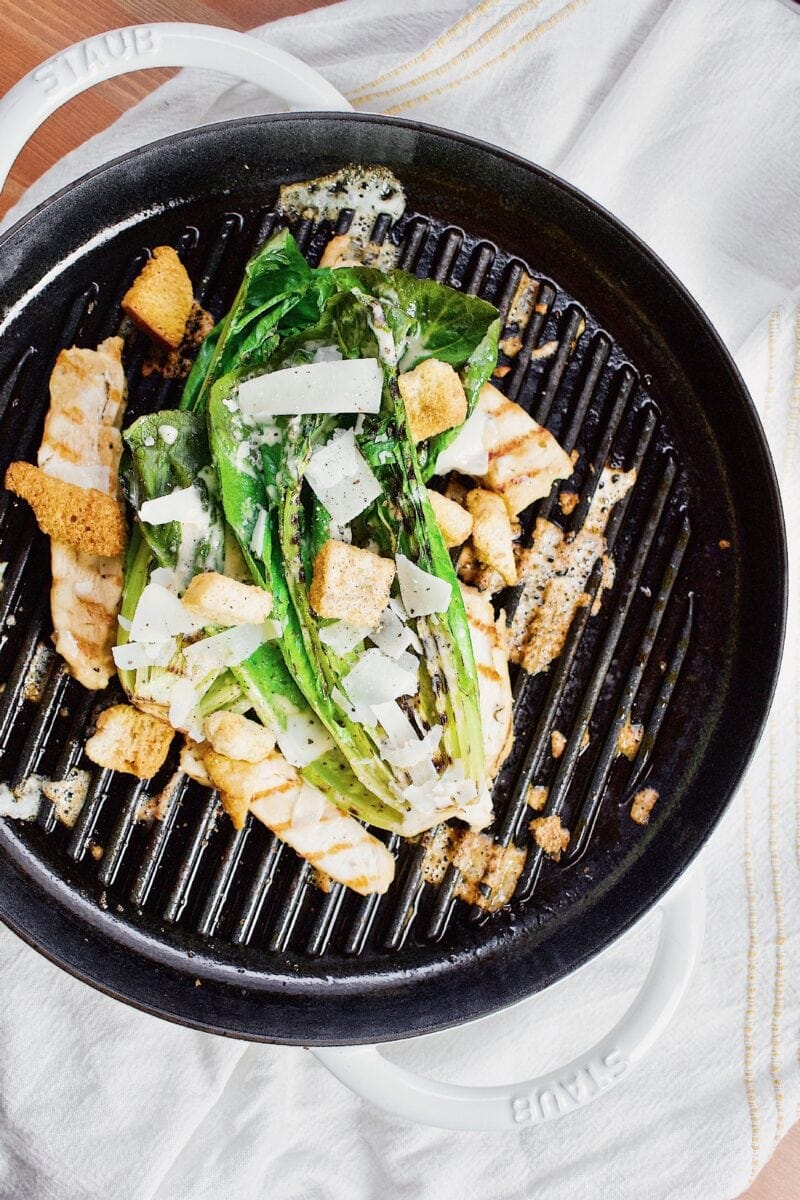 Grilled Caesar Salad