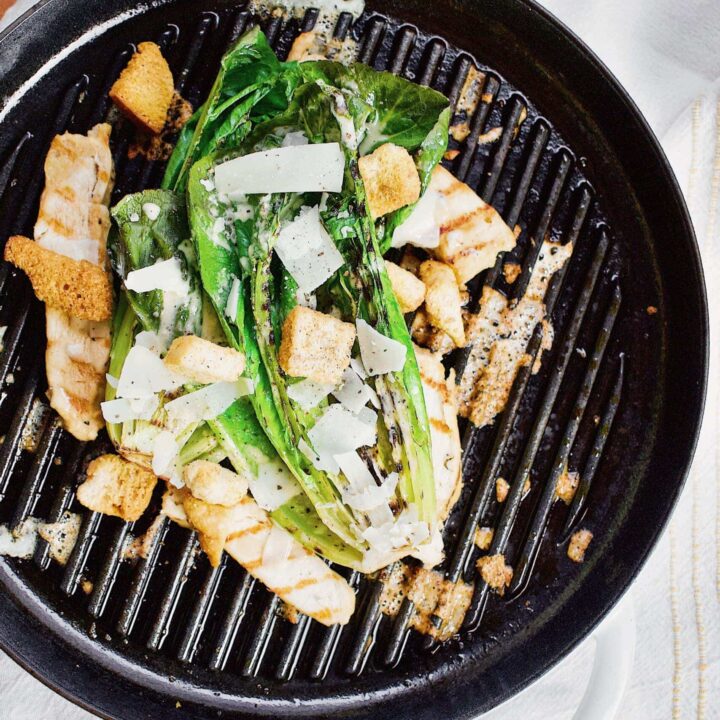 Grilled Caesar Salad