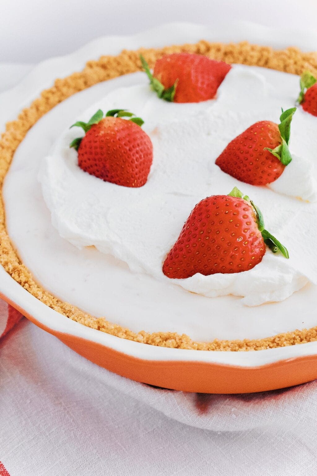 Strawberry Pie + Graham Cracker Crust...a heavenly pairing