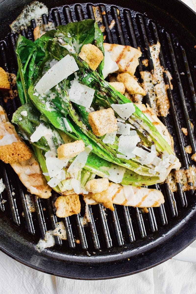 Grilled Caesar Salad