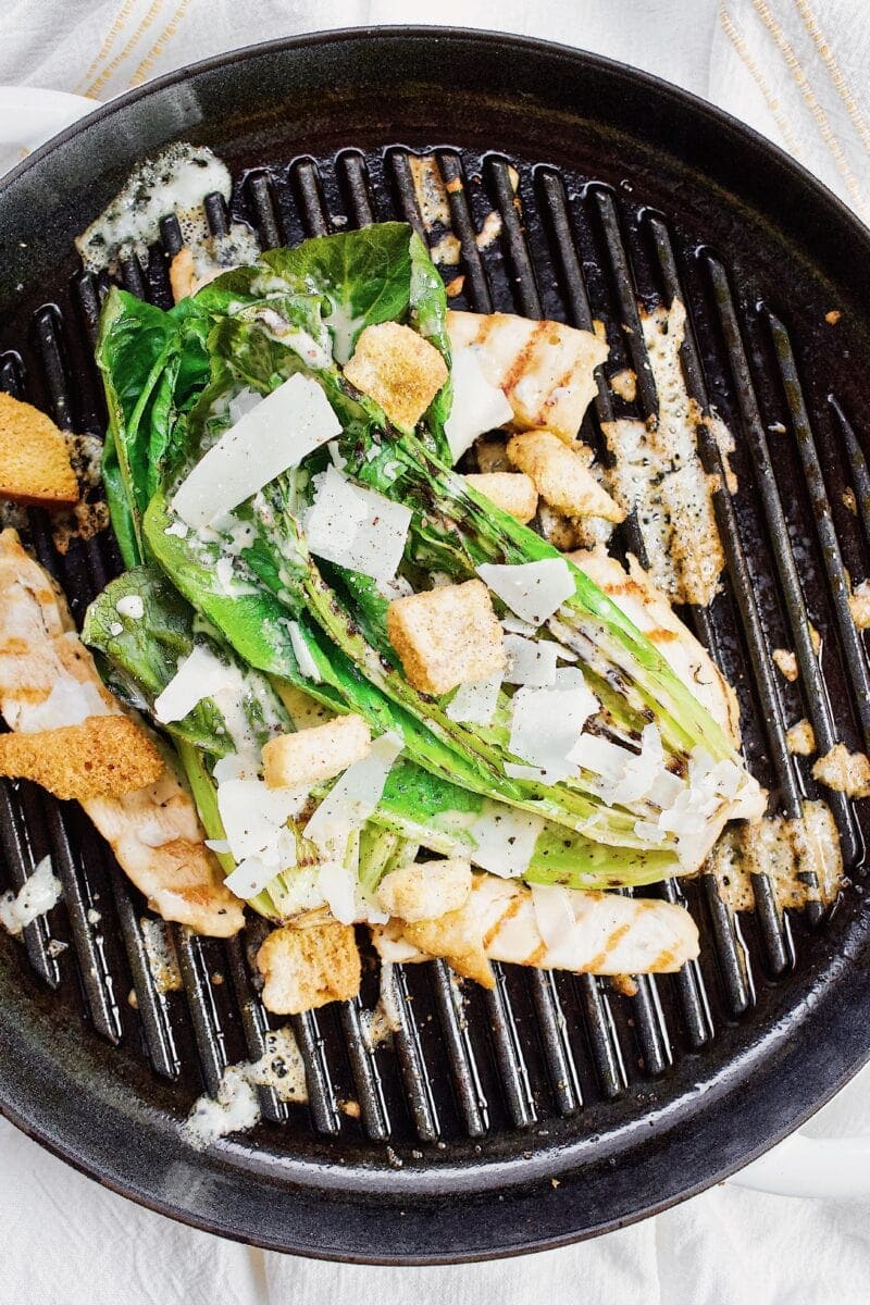 Grilled Caesar Salad