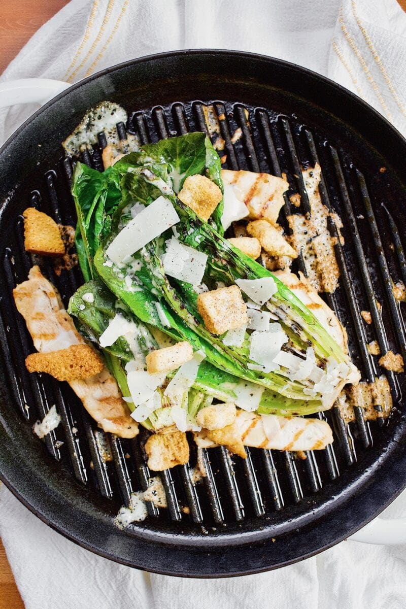 Grilled Caesar Salad