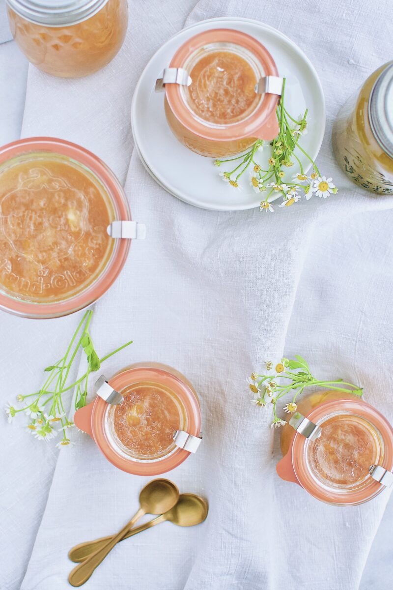 Bourbon and Brown Sugar Peach Jam