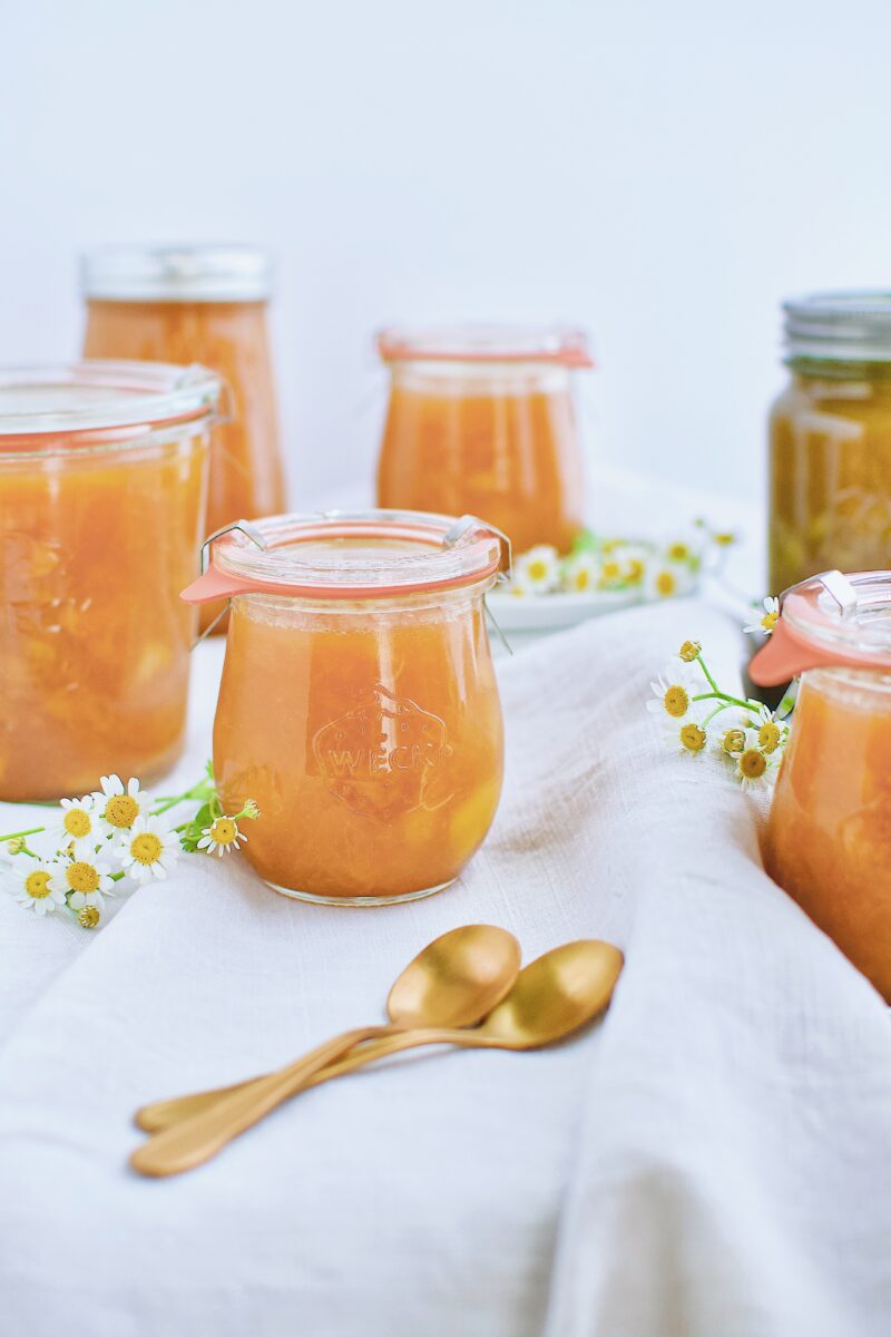 Bourbon and Brown Sugar Peach Jam