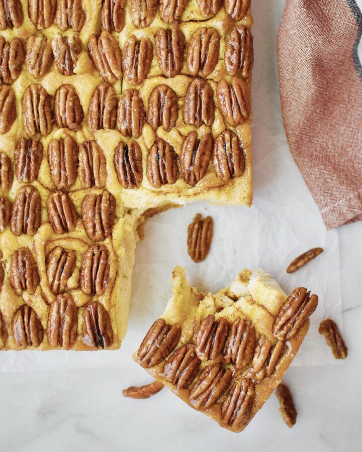 Pumpkin Pecan Praline Sticky Buns