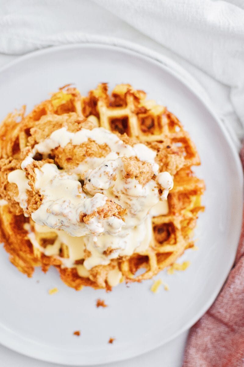 Southern Fried Chicken & Mac n' Cheese Waffles