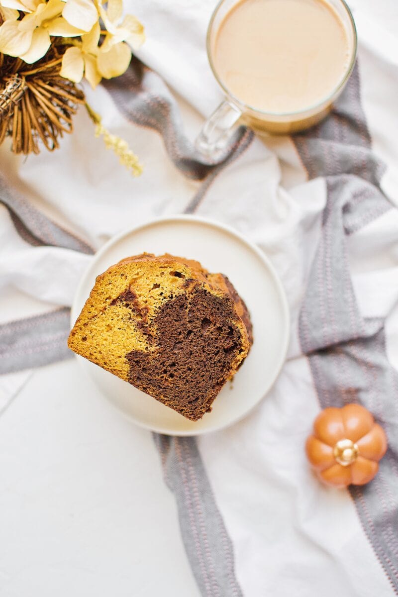 Chocolate Pumpkin Swirl Bread