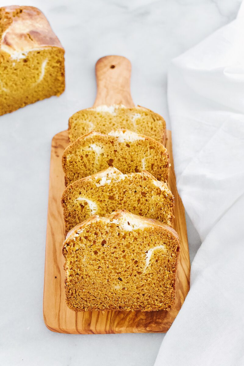 Joanna Gaines recipe for Pumpkin Cream Cheese Loaf