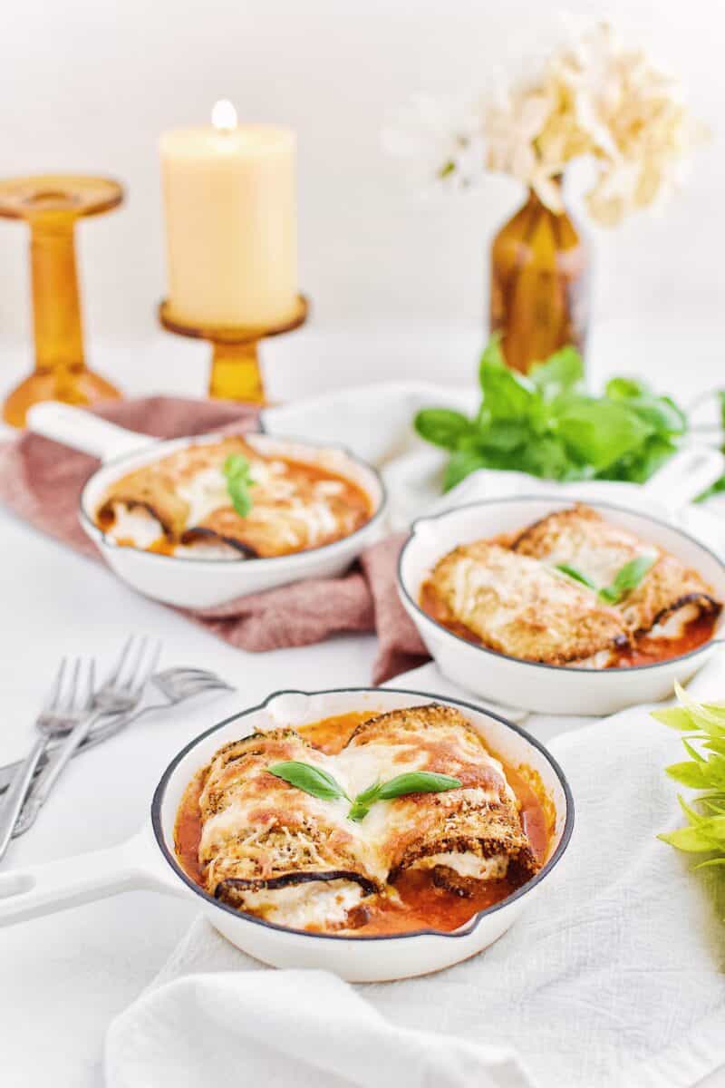 Eggplant Parmesan Rollatini