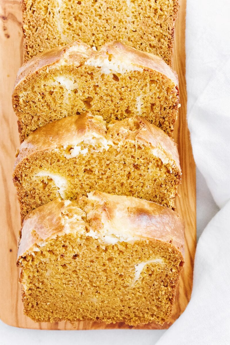 Joanna Gaines recipe for Pumpkin Cream Cheese Loaf