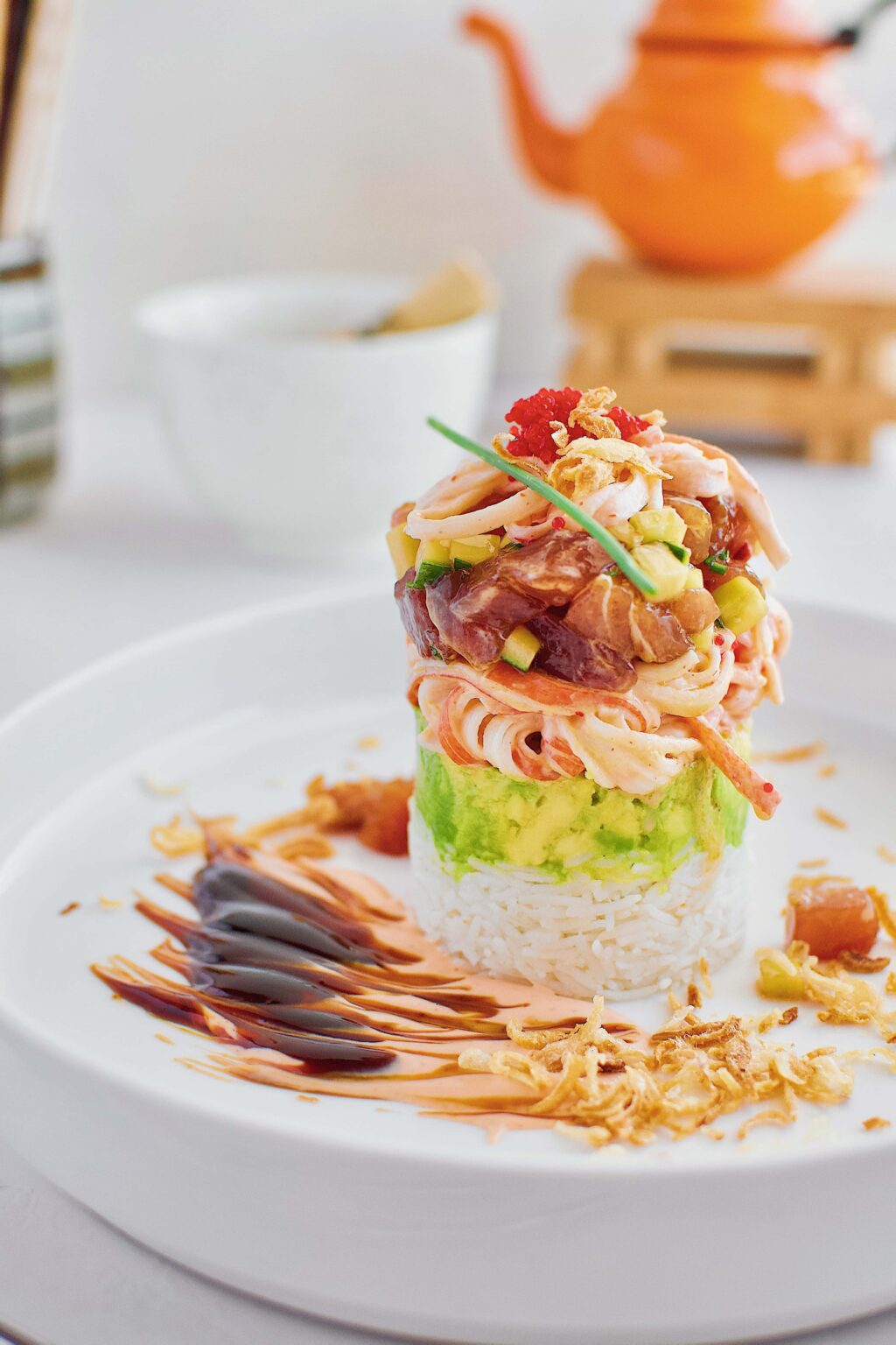 How To Make Your Own Ahi Tuna Tower at Home KendellKreations