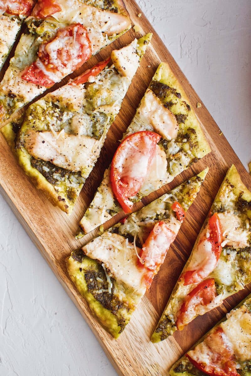 Pesto Chicken Pizza