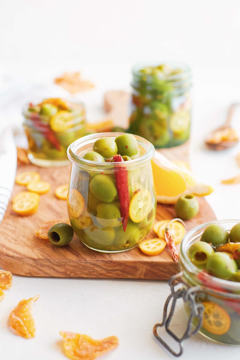 Marinated Olives in brine