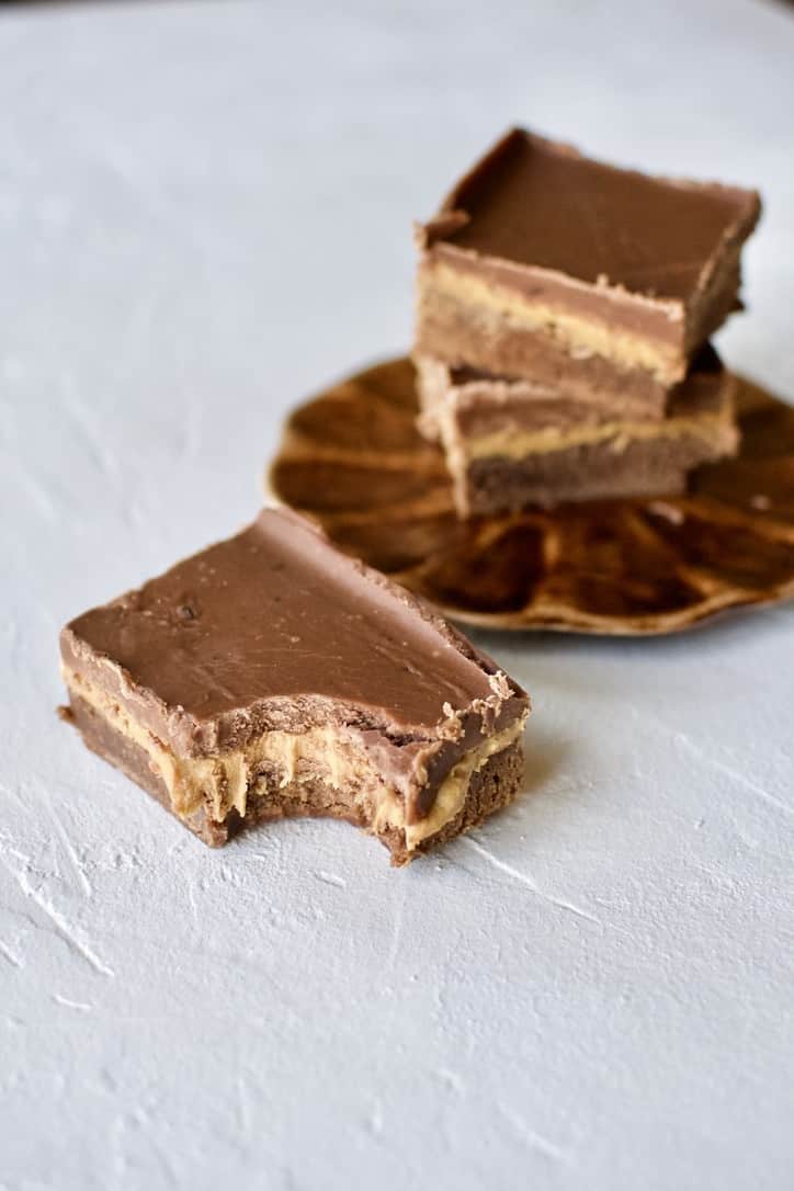 Joanna Gaines recipe for Lucy's Peanut Butter Brownies from the Magnolia Table Cookbook Vol. 2.