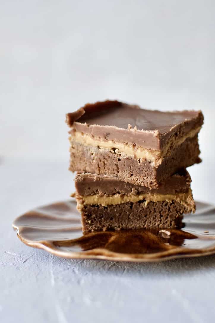 Joanna Gaines recipe for Lucy's Peanut Butter Brownies from the Magnolia Table Cookbook Vol. 2.