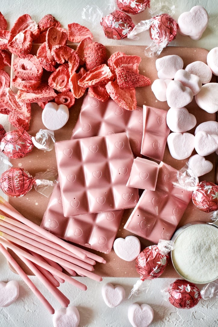 Pink Valentine Hot Chocolate Bombs Recipe