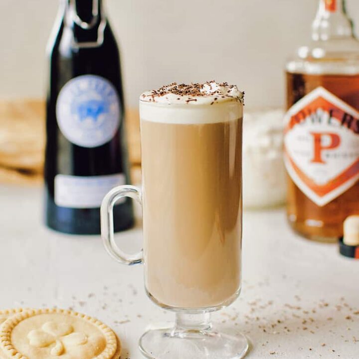 Freshly made Irish Coffee