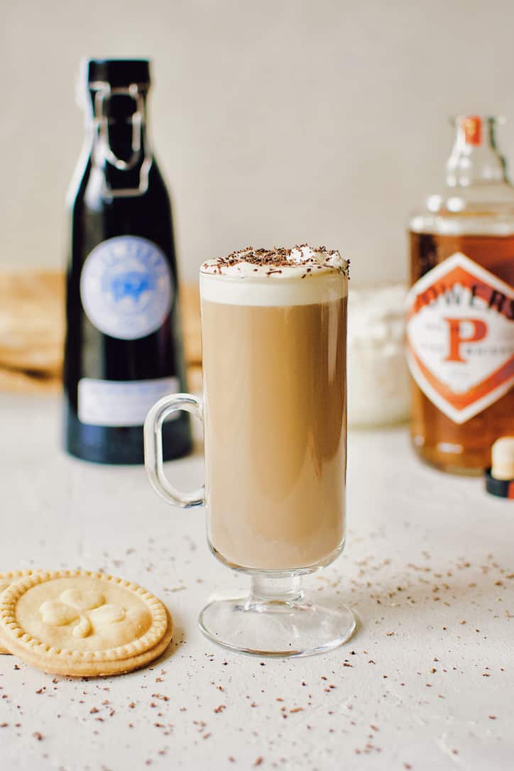 Freshly made Irish Coffee