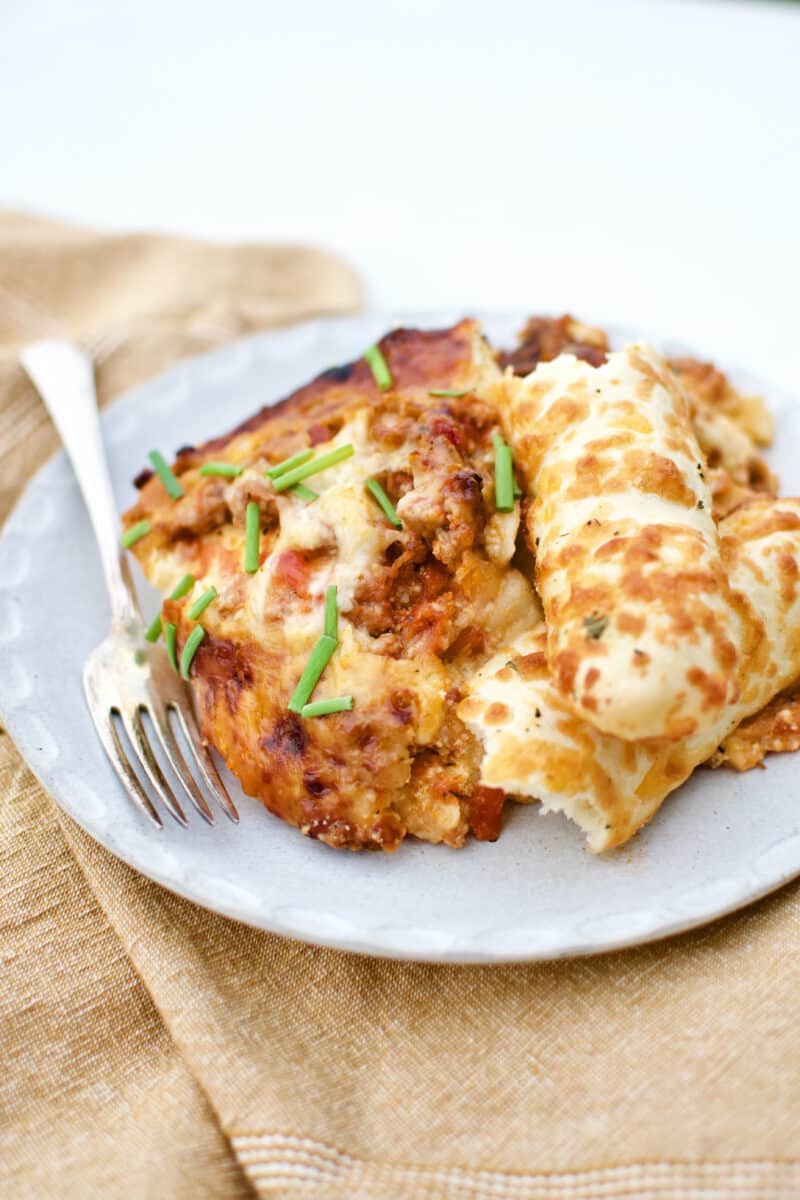 Dutch Oven Lasagna from Joanna Gaines Magnolia Table Cookbook Volume 2 | Prepared by KendellKreations