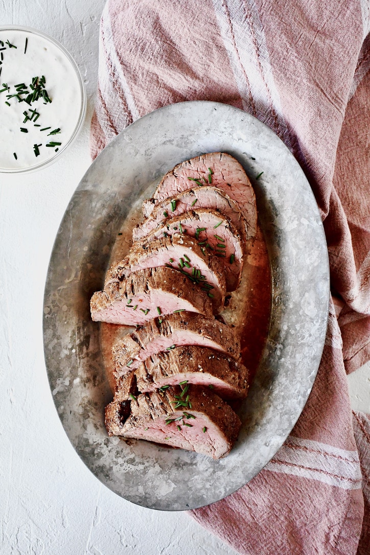 Joanna Gaines Beef Tenderloin with Horseradish Cream | prepared by KendellKreations