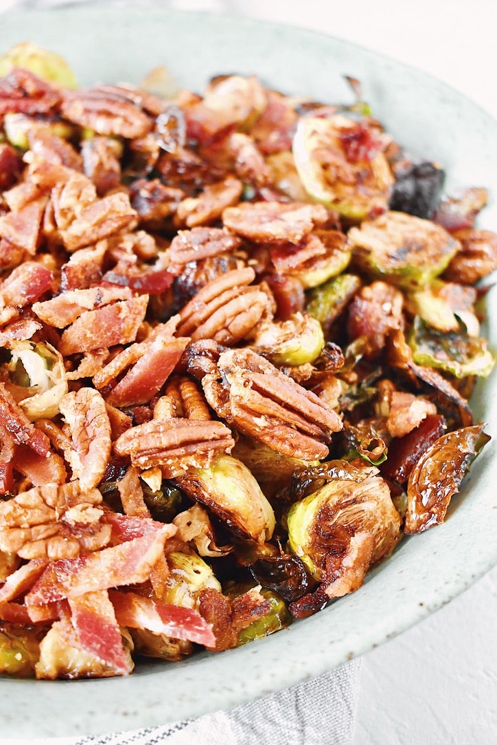 Joanna Gaines Brussels Sprouts from her Magnolia Table Cookbook, prepared by Kendell Kreations