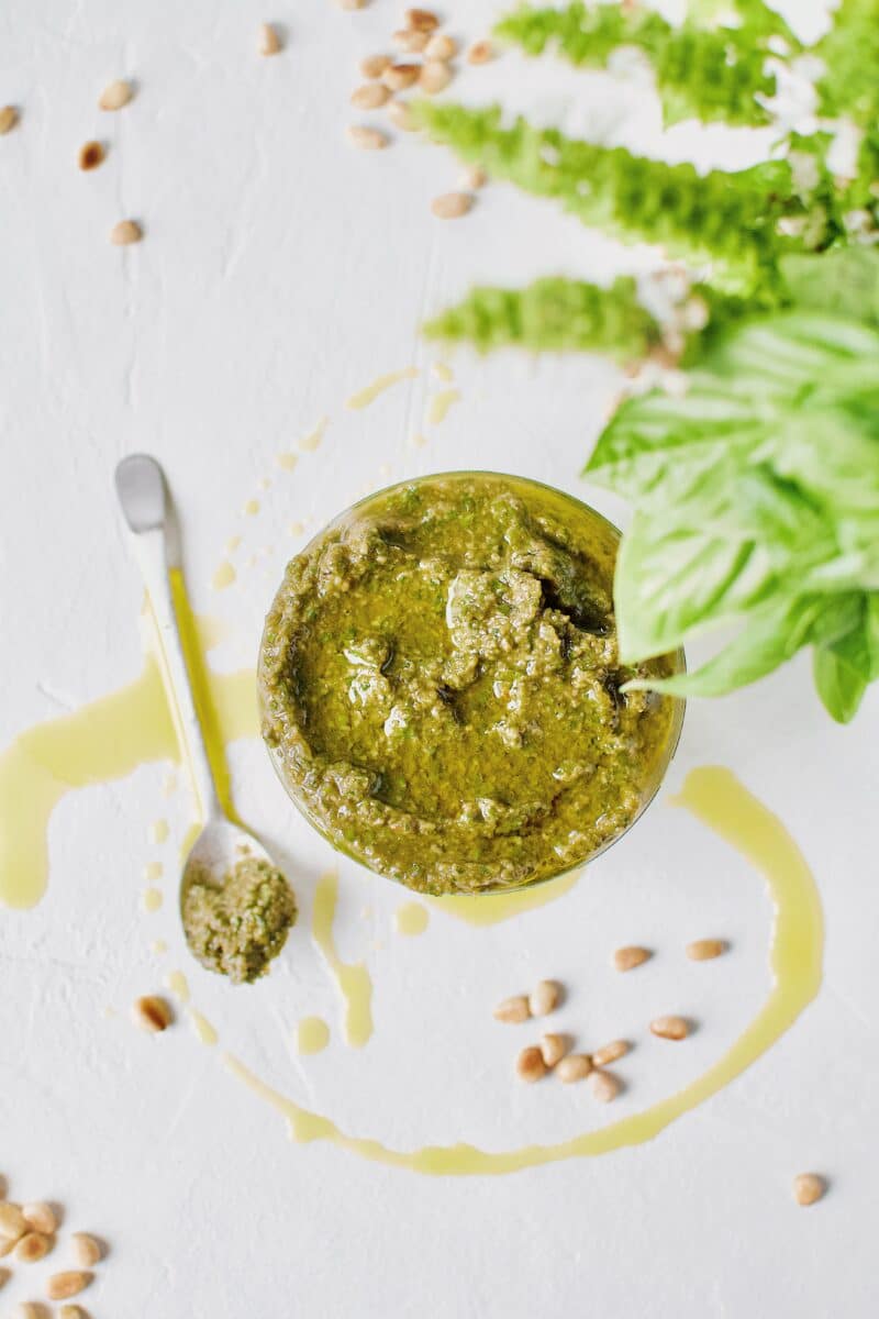 Fresh Basil Pesto Sauce KendellKreations